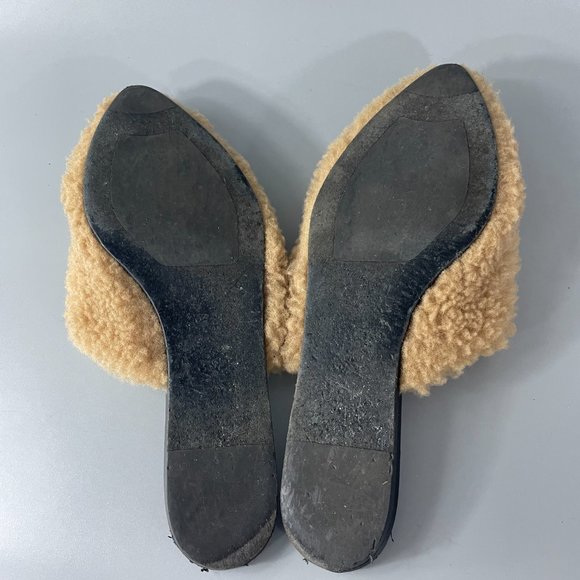 Jenny Kanye  shearling mule in natural - Picture 12 of 16